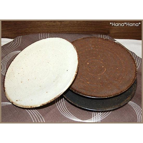 食器 和食器 皿 取皿 菓子皿 カネコ小兵 土物風マット ケーキ皿 16cm