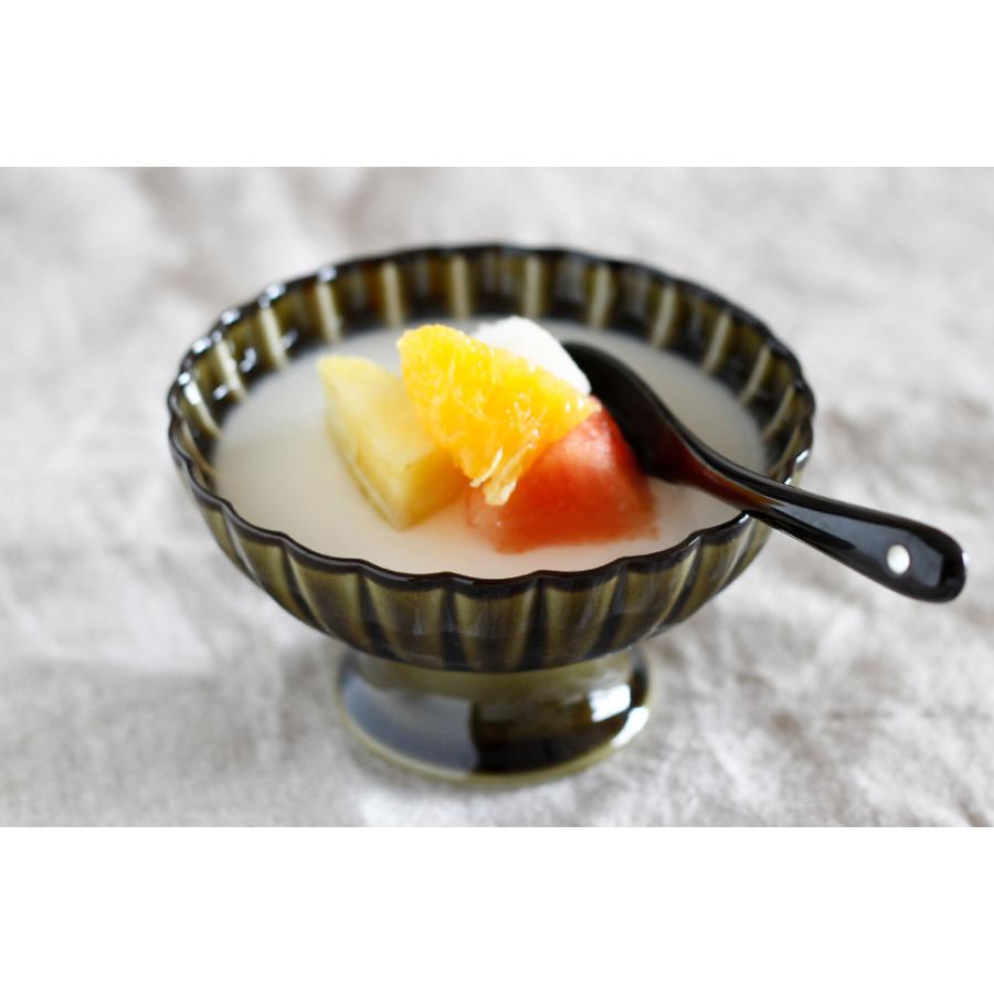 食器 和食器 小鉢 デザートカップ 足つき カネコ小兵 ぎやまん陶 菊形