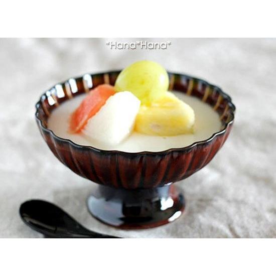 食器 和食器 小鉢 デザートカップ 足つき カネコ小兵 ぎやまん陶 菊形