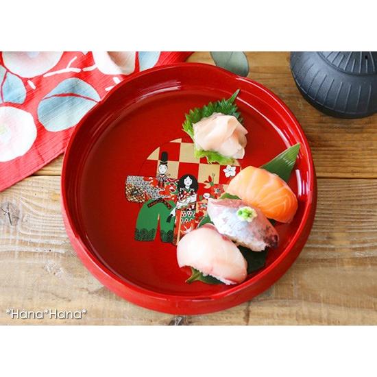 格子雛 寿司桶 菓子鉢 梅型 23cm レッド 漆器 桃の節句 正月 Kij 24 42 5 Primitive陶舎花花 Yahoo 店 通販 Yahoo ショッピング