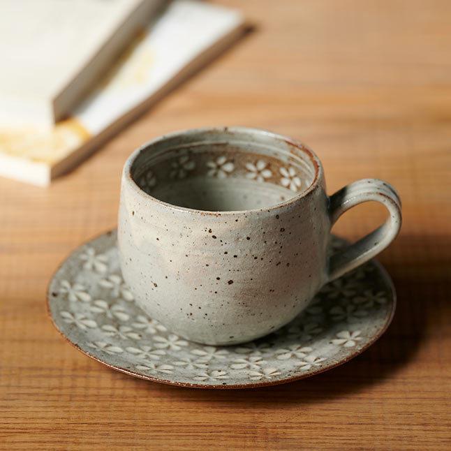 和食器 食器 美濃焼 コーヒーカップ 受皿 ソーサー コーヒー碗皿 土物