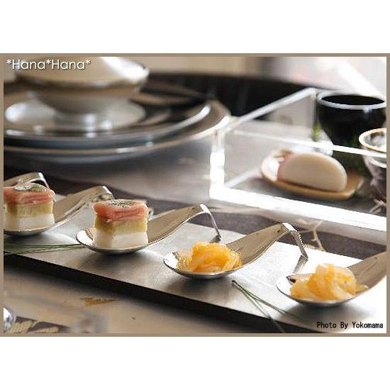 M.STYLE（エムスタイル） ステンレス 食器 アミューズスプーン 置き