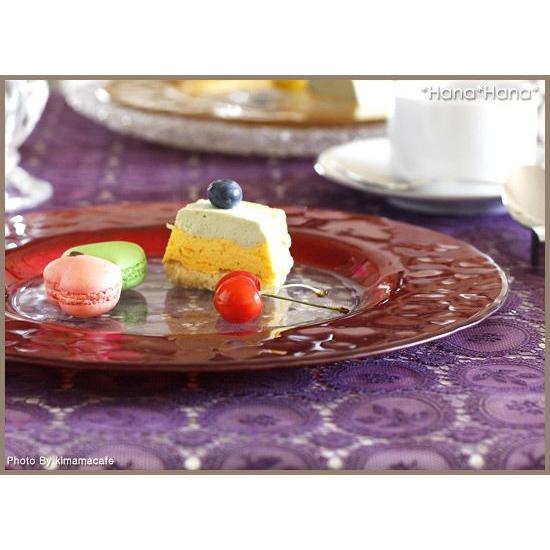 マラケシュ プレート シルバー 21.5・28cm＋ランチョンマット×4セット