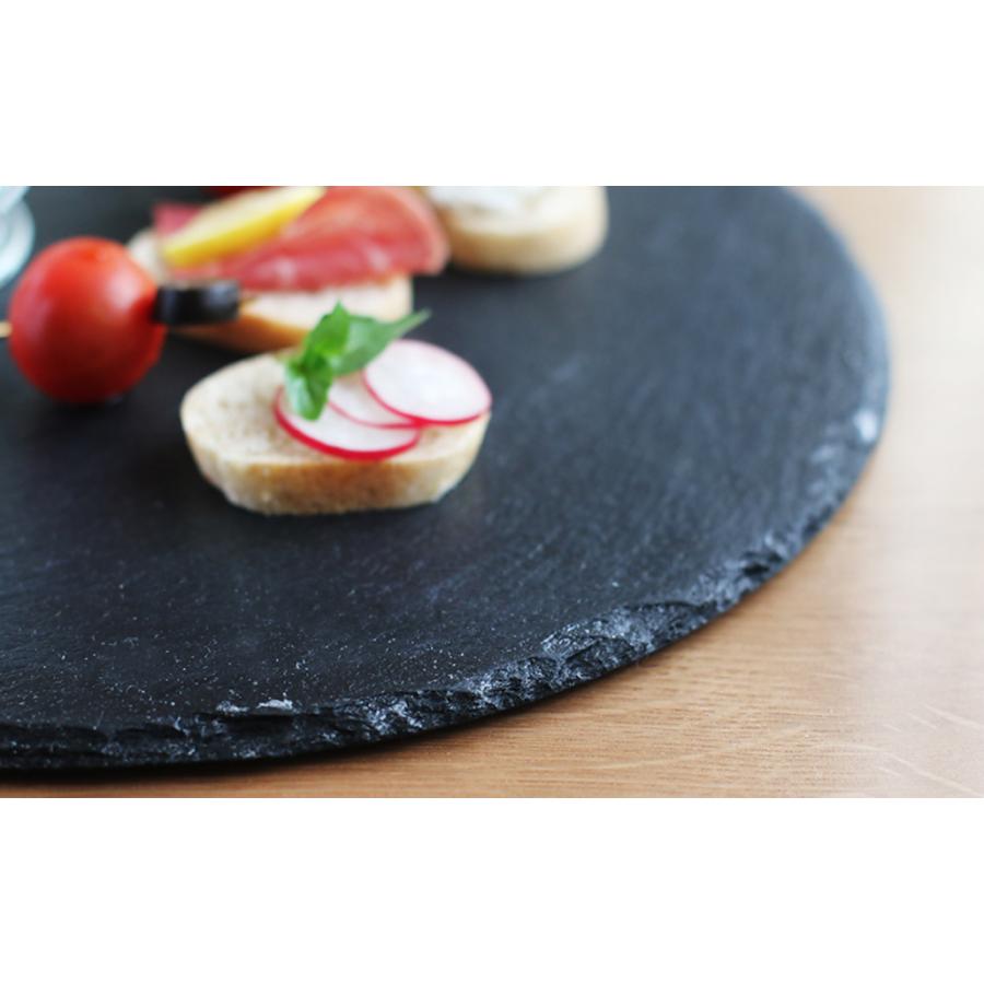 M.STYLE（エムスタイル） スレート 食器 カフェ食器 大皿 丸皿