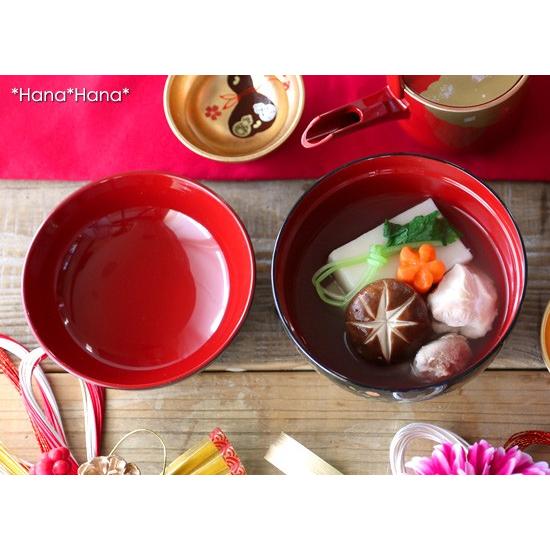 高台付漆器膳 4枚➕煮物椀 4客セット 【公式通販】