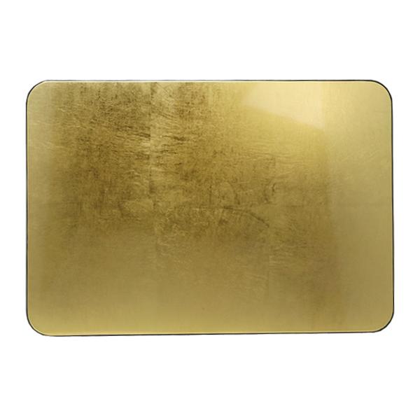 在庫限り／ 長角フラットプレイスマット L 45.5cm (ゴールド洋金箔