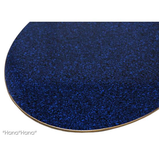 在庫限り／ 楕円フラットプレイスマット L 45.5cm (ジェムストーン