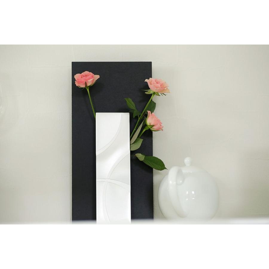 アレッサンドロ-メンディーニ 壁掛用花器 レッド×ブラック