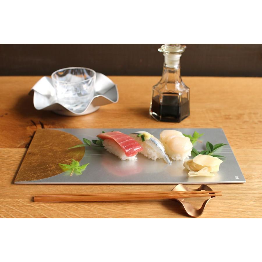 ALART アルアート フラットプレート 皿 長角皿 30cm アルミ 金属 日本