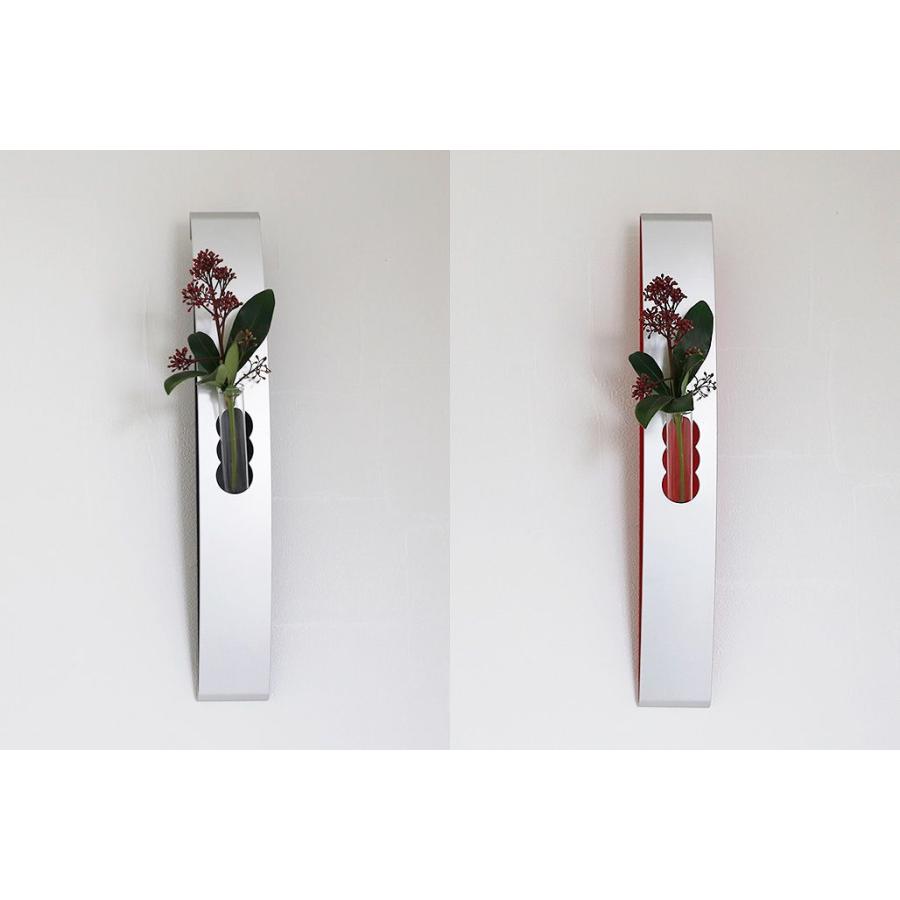 花器（アルミ製） ALART アルアート フラワーベース 花器 花瓶 細長方形 壁掛け L 50cm