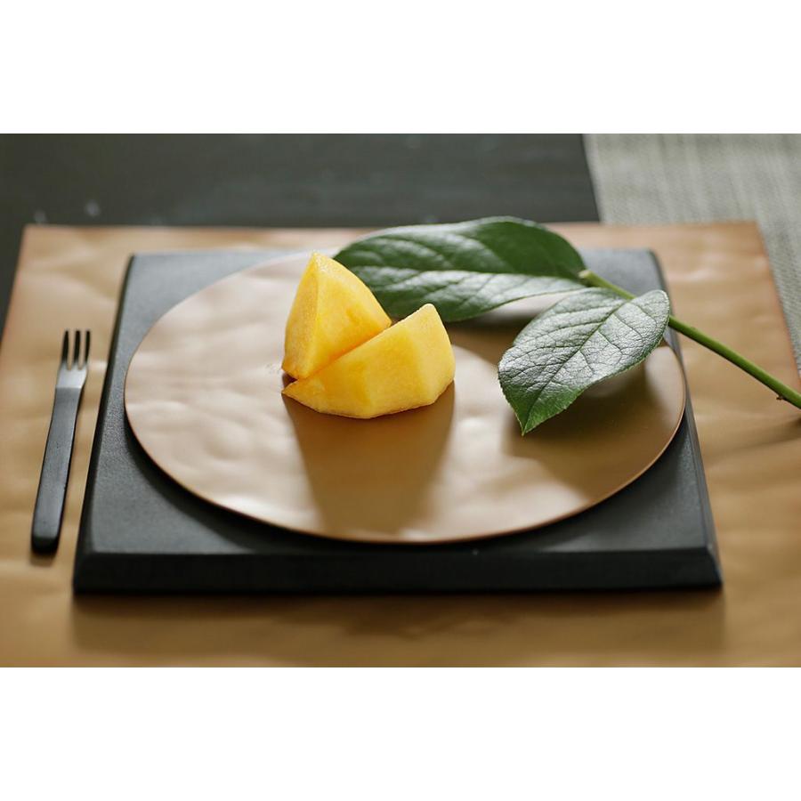 ALART アルアート アルミプレート 丸 19cm 菓子皿 お茶請け 和モダン