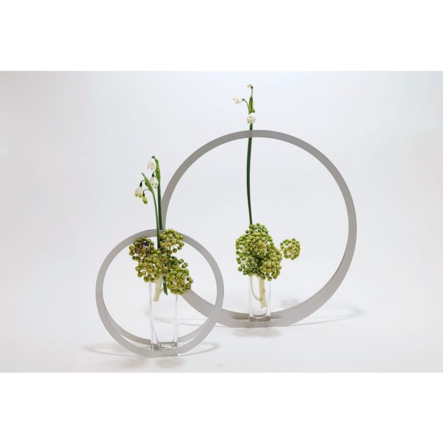 ALART アルアート フラワーベース 花器 花瓶 一輪挿し 丸フレーム M