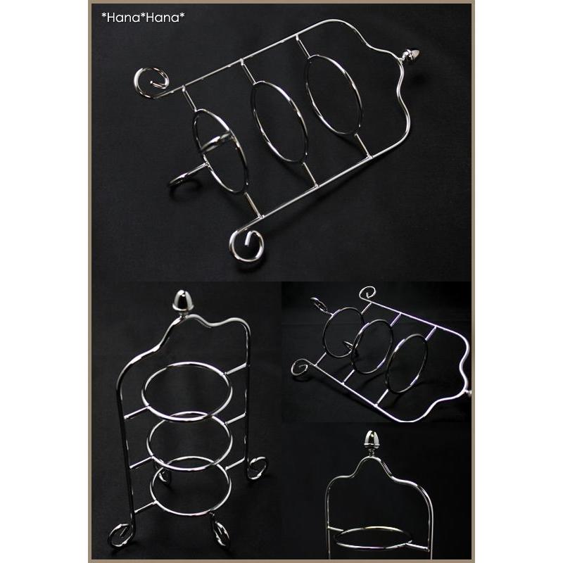 NARUMI ナルミ スタイルズ ビスキュイスタンド 3段 ステンレス (皿