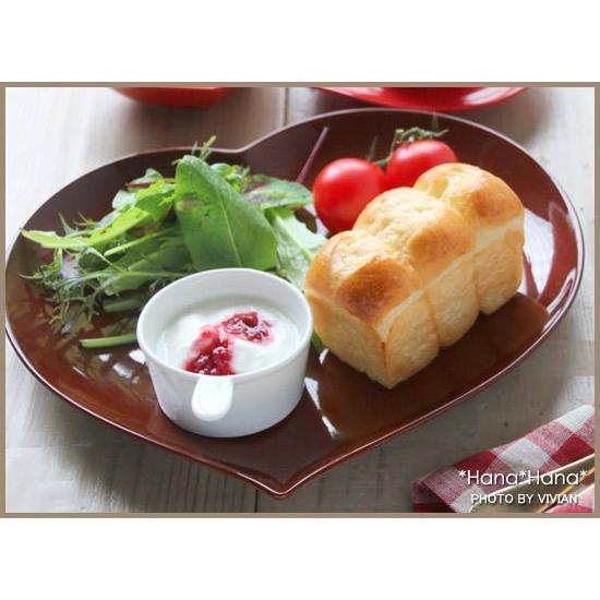 ハート型 食器 皿 大皿 ディナー皿 プレート 大 28.7cm 全4色 かわいい 