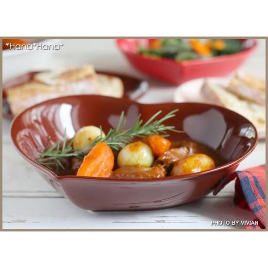 在庫限り／ ハート型 食器 皿 深皿 大鉢 ボウル 大 22cm かわいい