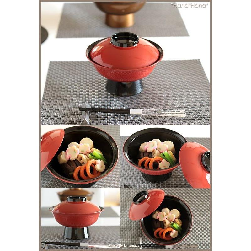 ✨美品✨煮物碗 金彩丸紋蓋向 3個セット 料亭 旅館 和食器 和食器 食器 漆器 雑煮椀 丼 蓋付 業務用 飲食店 旅館 料亭 モダン