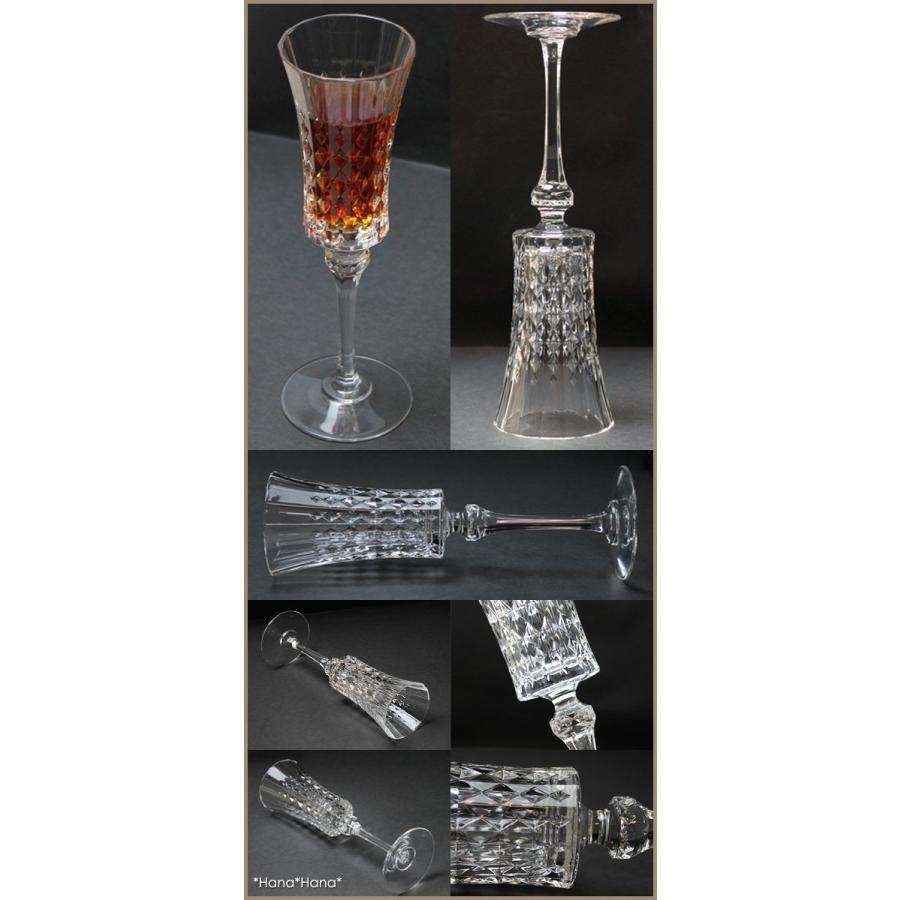 食器 ガラス食器 グラス クリスタルガラス製 フルートグラス 150ml クリスタル ダルク レディーダイヤモンド (お取り寄せ品）｜hana2｜04