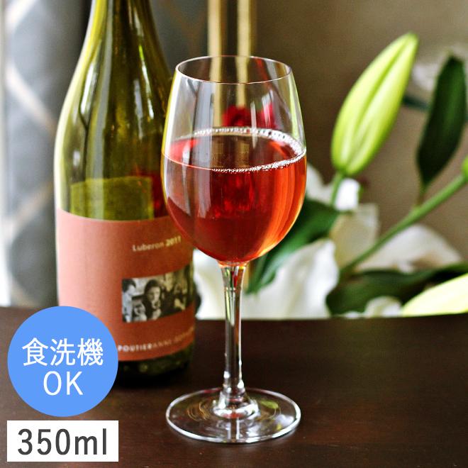 食器 グラス 赤ワイン 白ワイン シンプル おしゃれ アルク カベルネ チューリップ ワイングラス 350ml (お取り寄せ品）｜hana2