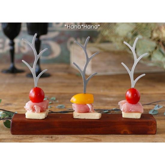 ステンレス カトラリー オードブルピン ツリーピック 1本 (単品) 15cm