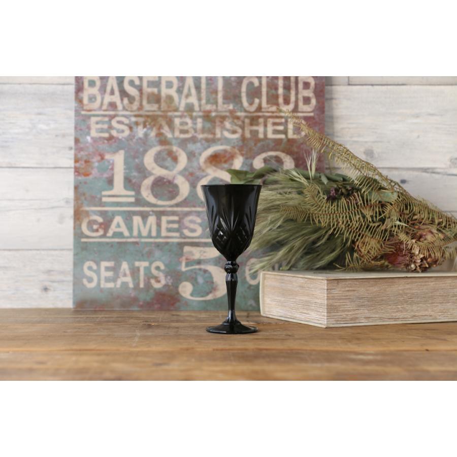 在庫限り／ガラス食器 グラス ワイングラス シャンパングラス 黒