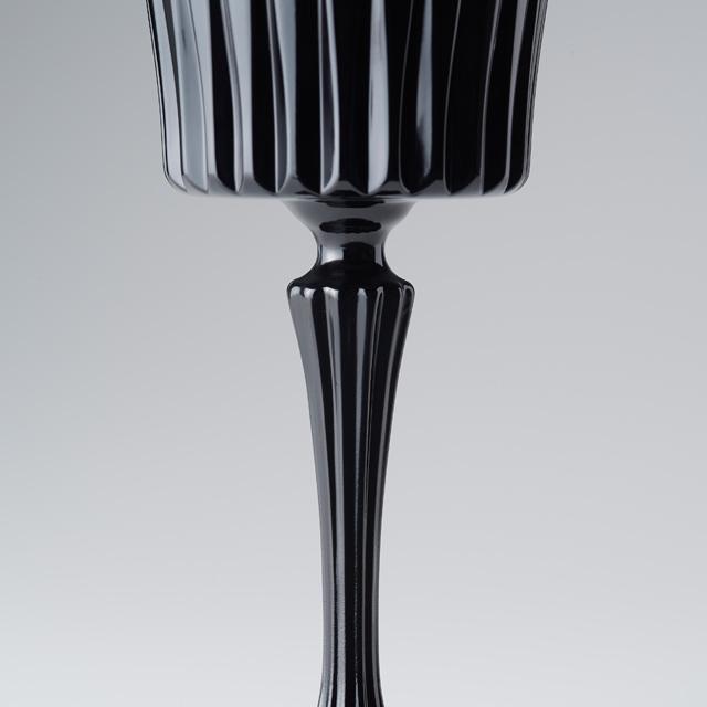 い*で様 アンティーク調ブルーガラス高脚コンポート　⚠️20個セット❣️ ガラス食器 高台グラス 脚つき ステムグラス 黒 おしゃれ