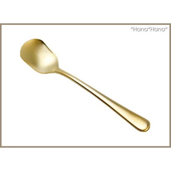 SALUS ステンレス 食器 カトラリー スプーン ゴールド アイスクリーム