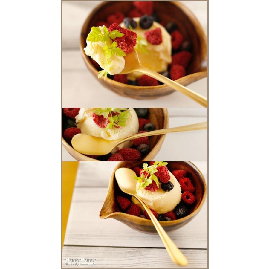 SALUS ステンレス 食器 カトラリー スプーン ゴールド アイスクリーム