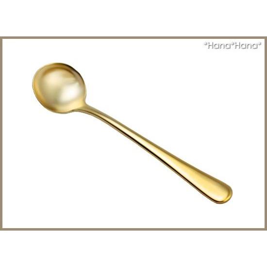 SALUS ステンレス 食器 カトラリー スプーン ゴールド シュガー
