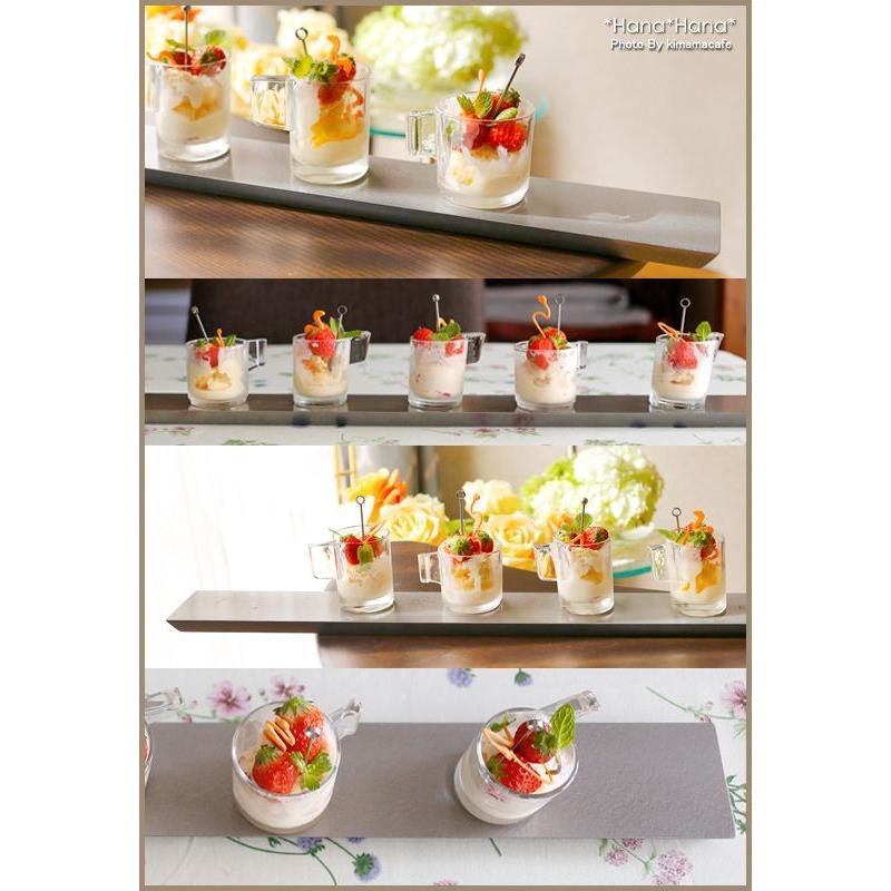 □ガラス製 大皿プレート□オードブル・前菜・フルーツ・スイーツ