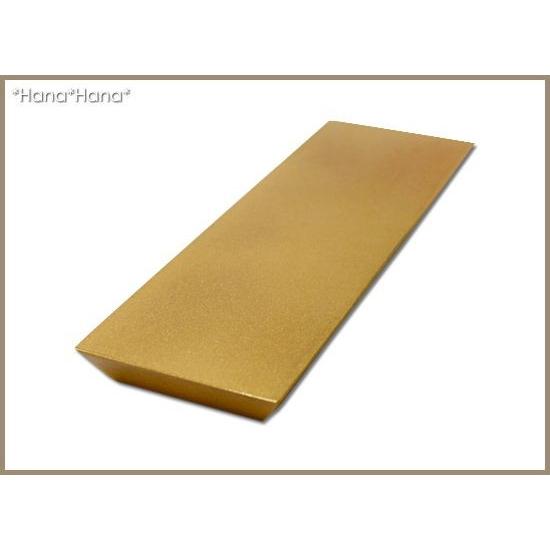 在庫限り／ 長角厚口トレー 21cm ゴールド 漆器 小皿 長角皿 菓子皿
