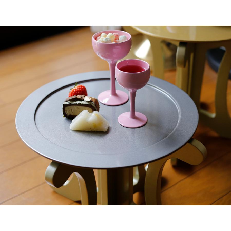 在庫限り／ 丸サービングトレー30cm シルバー 漆器 和食器 敷皿