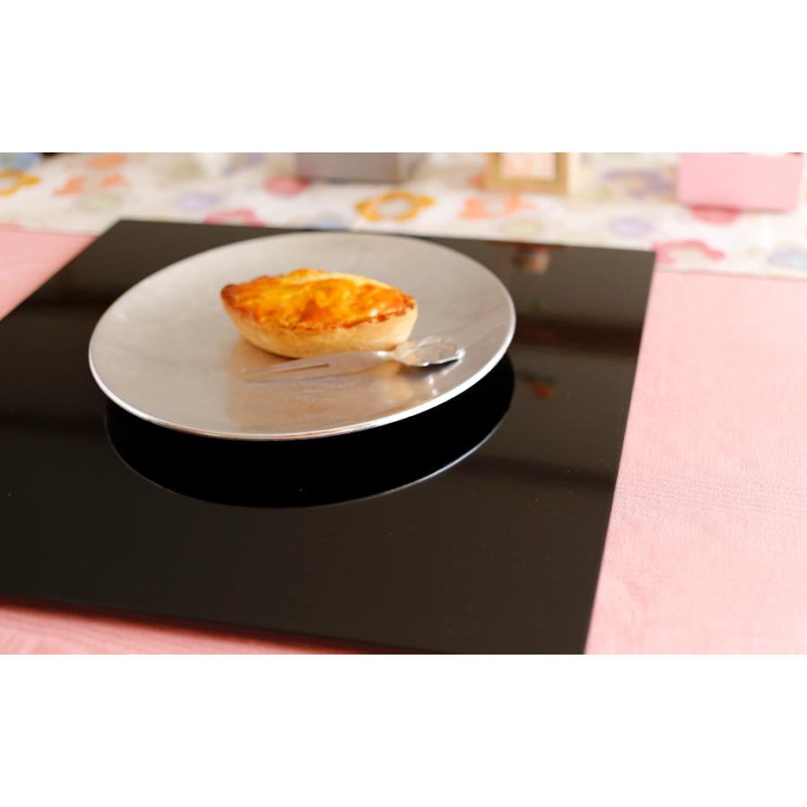 在庫限り／ 正角プレイスマット 折敷 30cm ブラック 漆器 トレー お盆