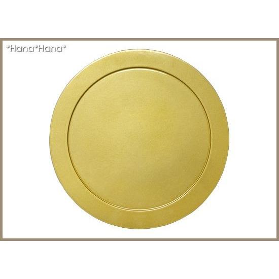 在庫限り／丸サービングトレー 30cm ゴールド 漆器 和食器 敷皿
