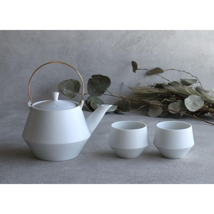 frustum フラスタム 土瓶 850ml(つる真ちゅうゴールド) 煎茶碗2客