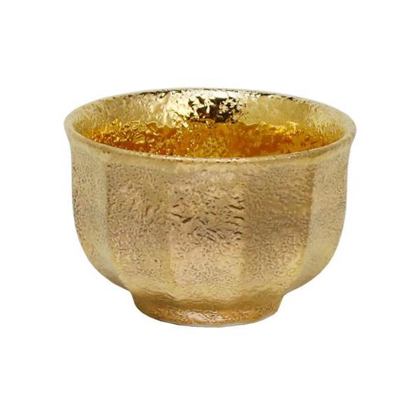 金彩面取 ぐい呑 40ml ゴールド 有田焼 // 和食器 食器 酒器 ぐい呑み