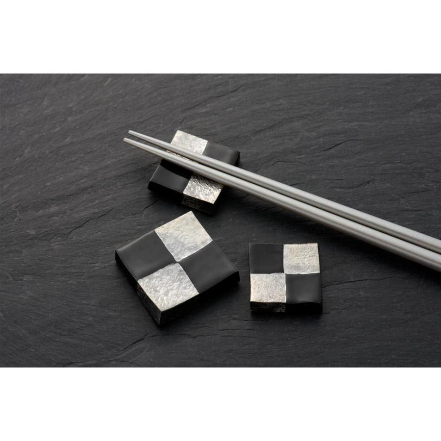 【未使用】まとめ売り＊リビングモチーフ＊天然黒石角皿・箸置き・コースター４セット 未使用】まとめ売り＊リビングモチーフ＊天然黒石角皿・箸置き