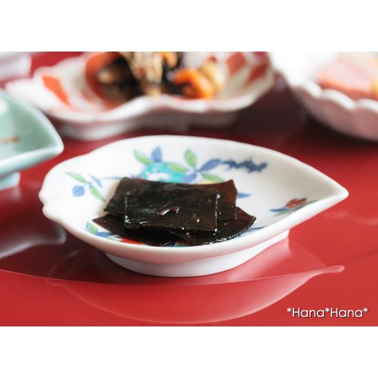 三果紋 桃型 豆皿 10cm 有田焼 // レトロ 和食器 食器 小皿 しょうゆ皿