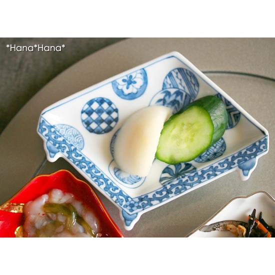 染付丸紋 盤型 豆皿 13cm 有田焼 // 和食器 食器 小皿 しょうゆ皿