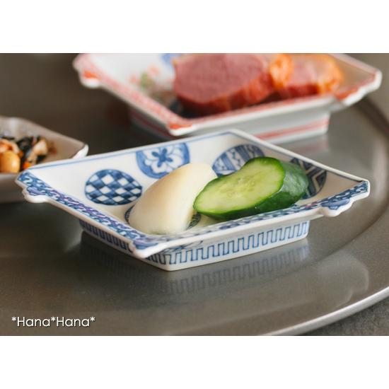 染付丸紋 盤型 豆皿 13cm 有田焼 // 和食器 食器 小皿 しょうゆ皿