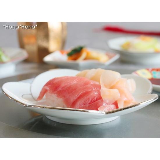 有田焼　和食器 銘々皿　梅むすび 朱線 中皿 ５枚セット 有田焼 和食器 銘々皿 梅むすび 朱線 中皿 5枚セット