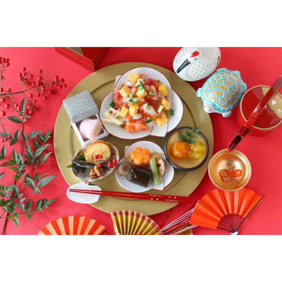 結び 小皿 (赤線) 11cm 有田焼 田清窯 // 和食器 食器 取皿 菓子皿