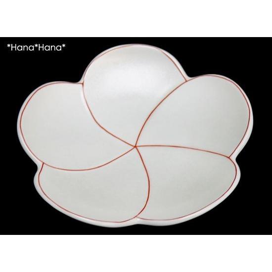 梅型錦金 小皿 12cm パールホワイト 有田焼 幸楽窯 // 和食器 食器 皿