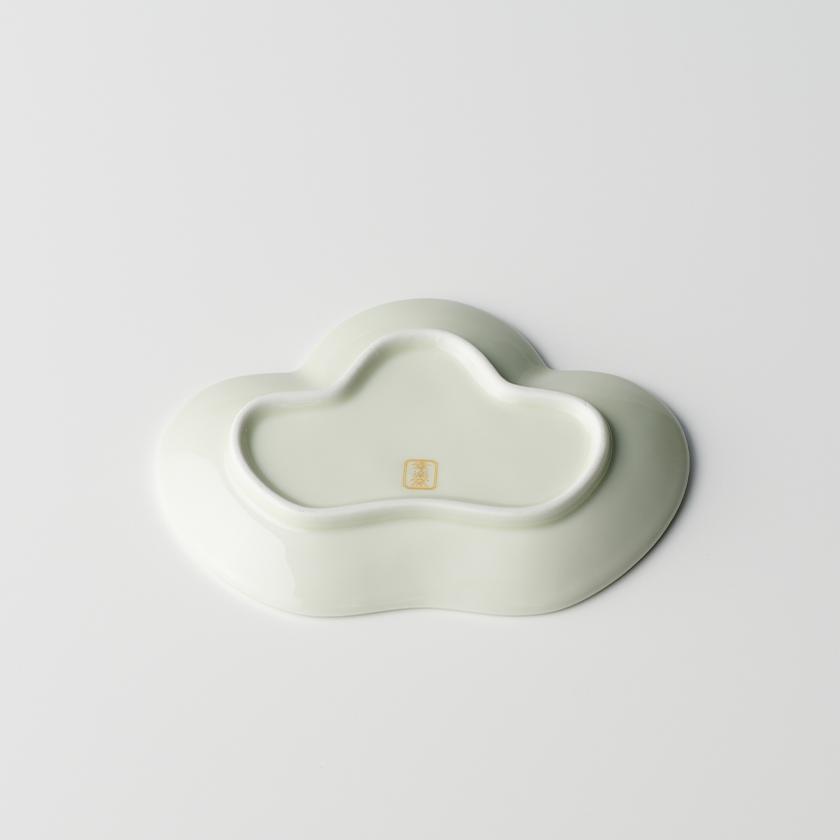 錦金松葉型 銘々皿 13.3cm 幸楽窯 有田焼 // 和食器 食器 陶磁器 小皿