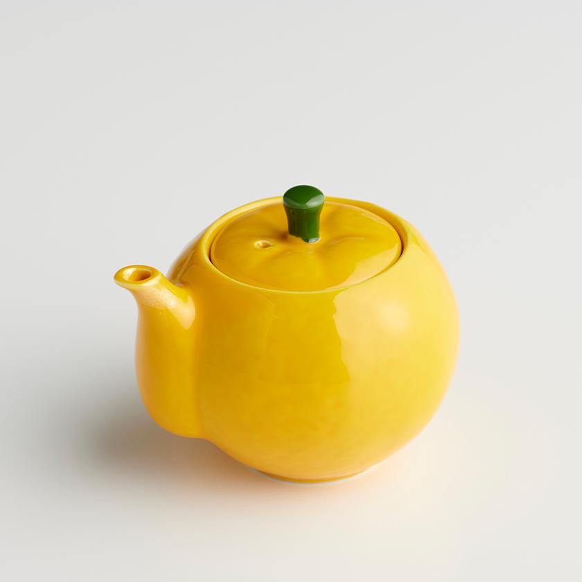 柚子 台付汁次（葉っぱ受け皿付き）有田陶芸 有田焼 // 和食器 食器