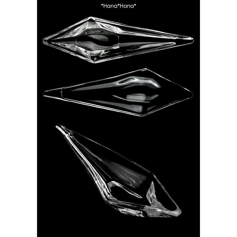 東洋佐々木ガラス ガラス アミューズ スプーントレー(ひし型)15.3cm