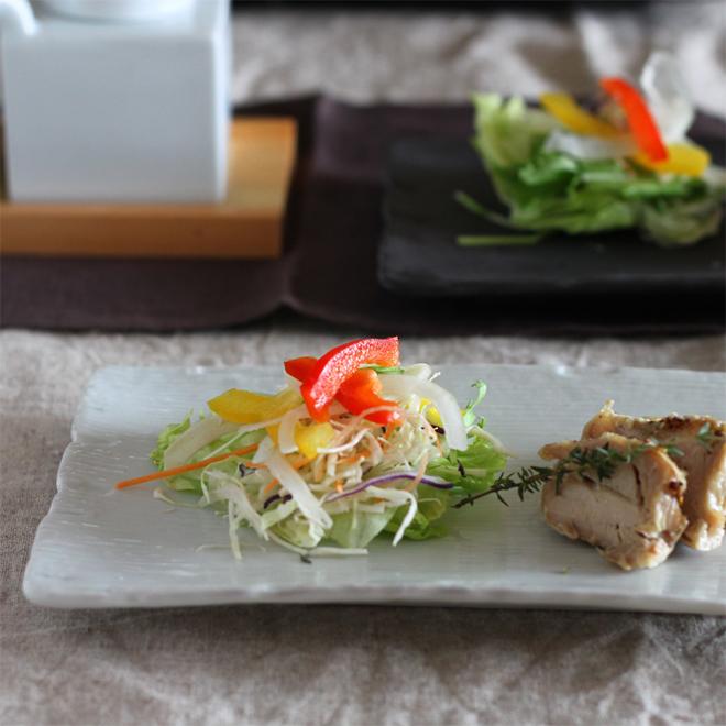 食器 和食器 美濃焼 皿 プレート 長角皿 焼物皿 突出し皿 寿司皿 刺身