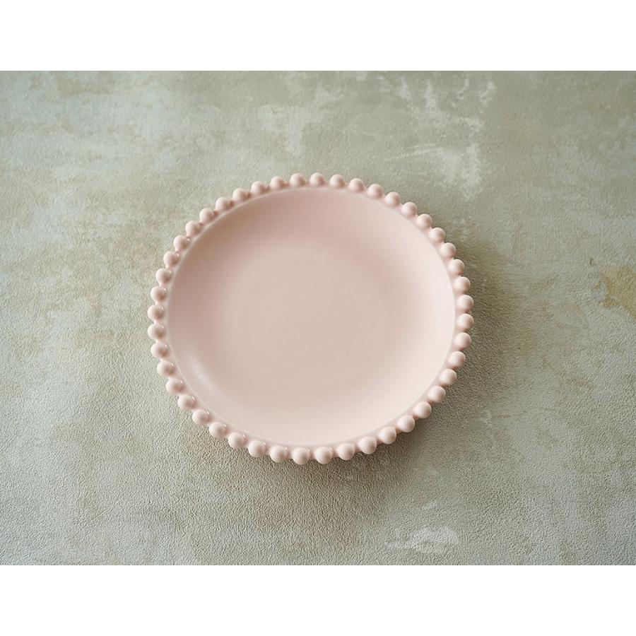 ティアラ プレート 16.5cm マットピンク ベビーカラー 食器 おしゃれ