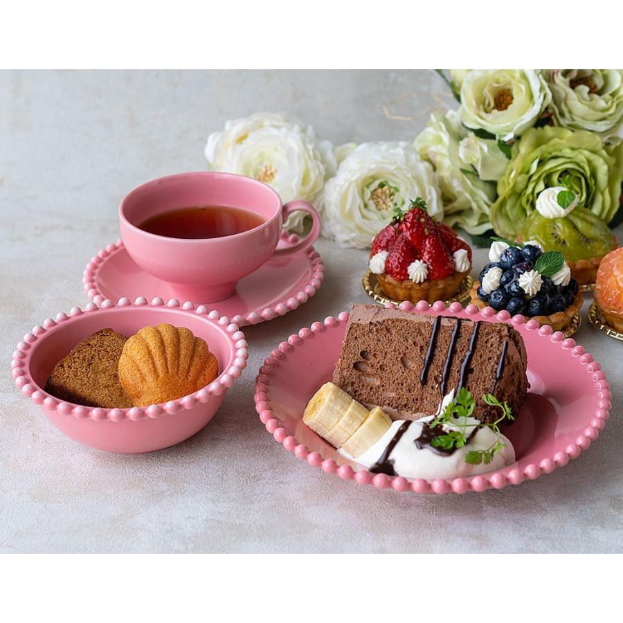 ティアラ ボウル ソーサー スイートピンク 美濃焼//洋食器 : Primitive