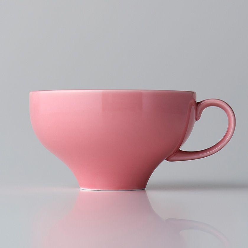 ティアラ ティーカップ ソーサー スイートピンク 美濃焼//洋食器