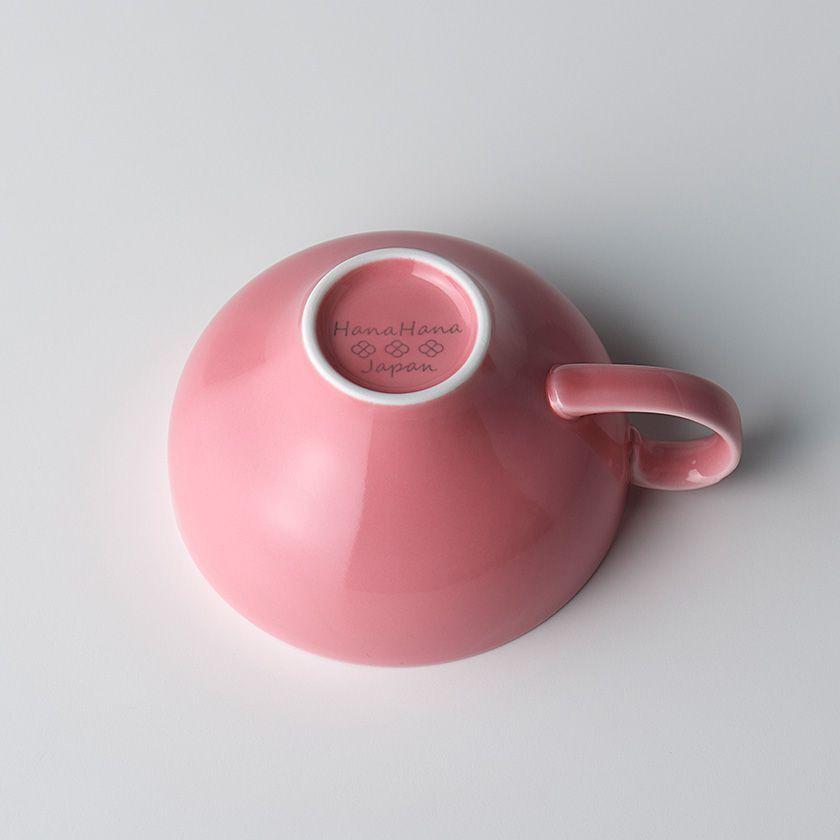 ピンク 花びら型 陶器の器 和食器 抹茶碗 ゆったり碗】優しい桜柄の食器！平安桜 ゆったり碗